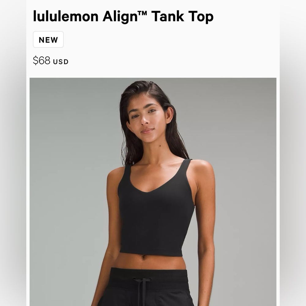 lululemon Align™ Tank Black